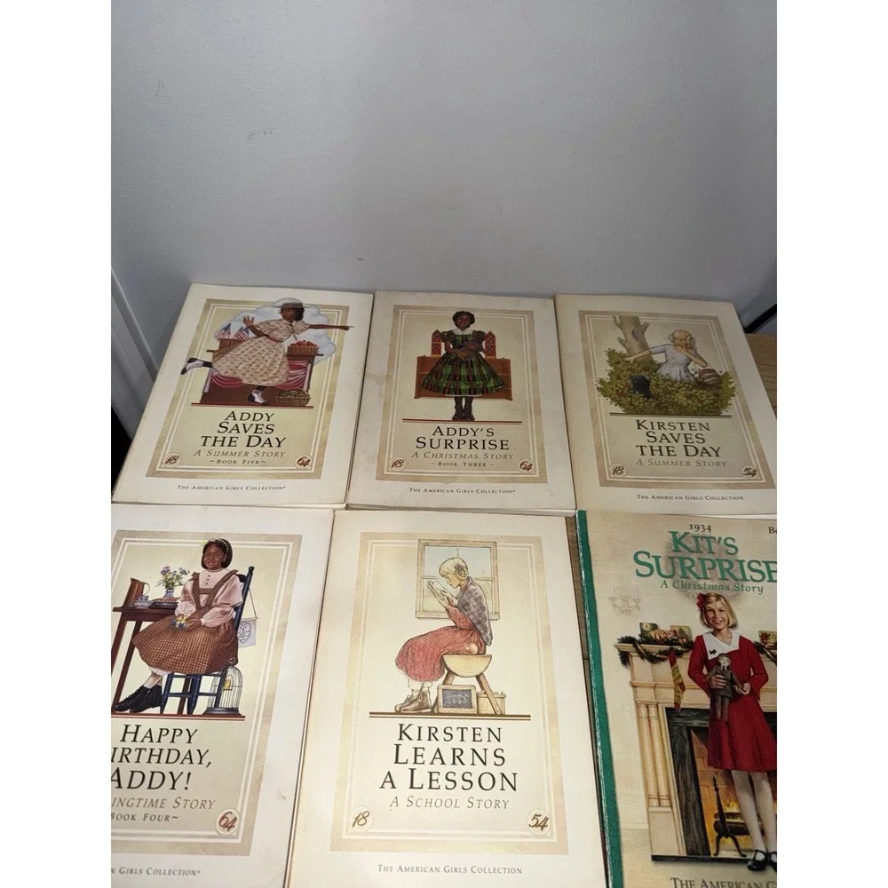 The American Girls Collection Lot Of 13 Samantha Molly Kirsten Addy Kit